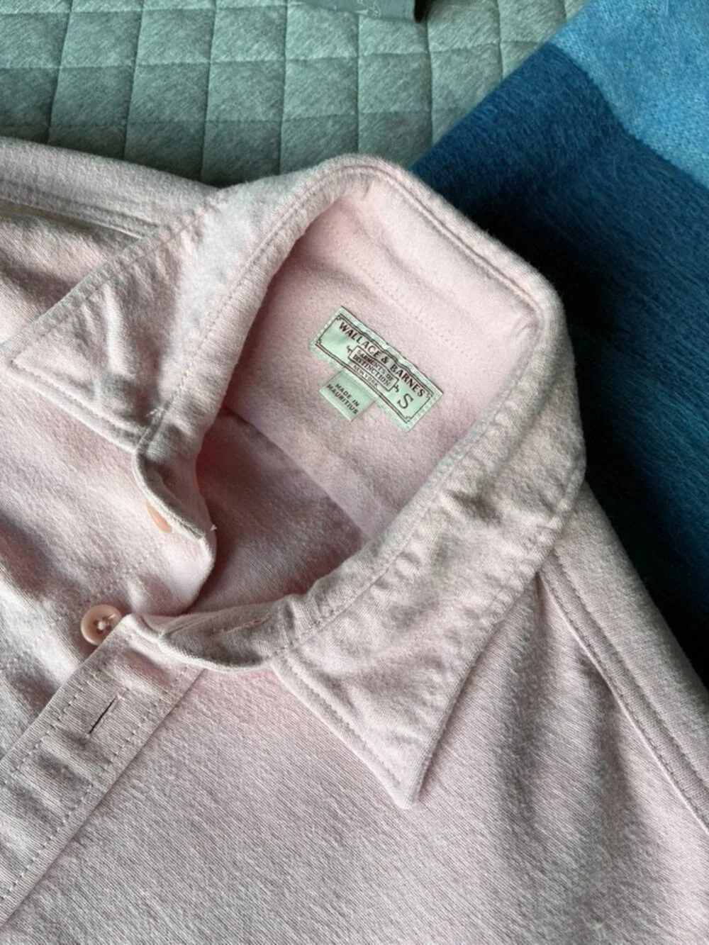 J. Crew Chamois Shirt Pink - Men's Size Small. Wallace & Barnes. Nice Shape